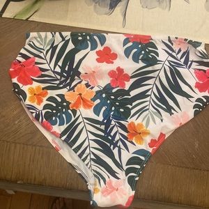 PatPat XL High Waisted Floral Bikini Bottoms